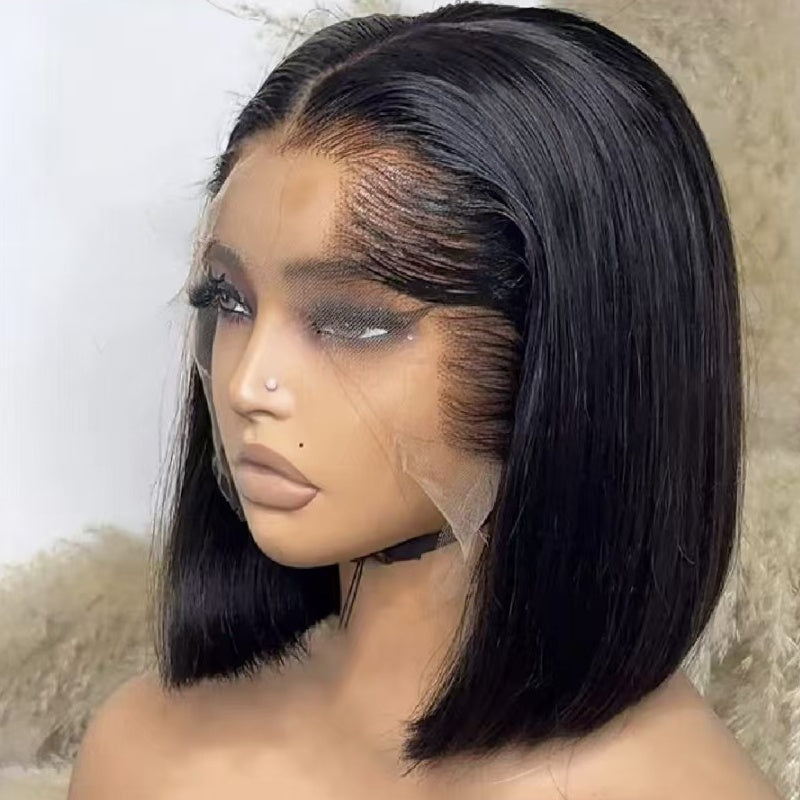 Wig Length: 20 Inches - Hairline Bone-straight Forehead Wig For Women Taven