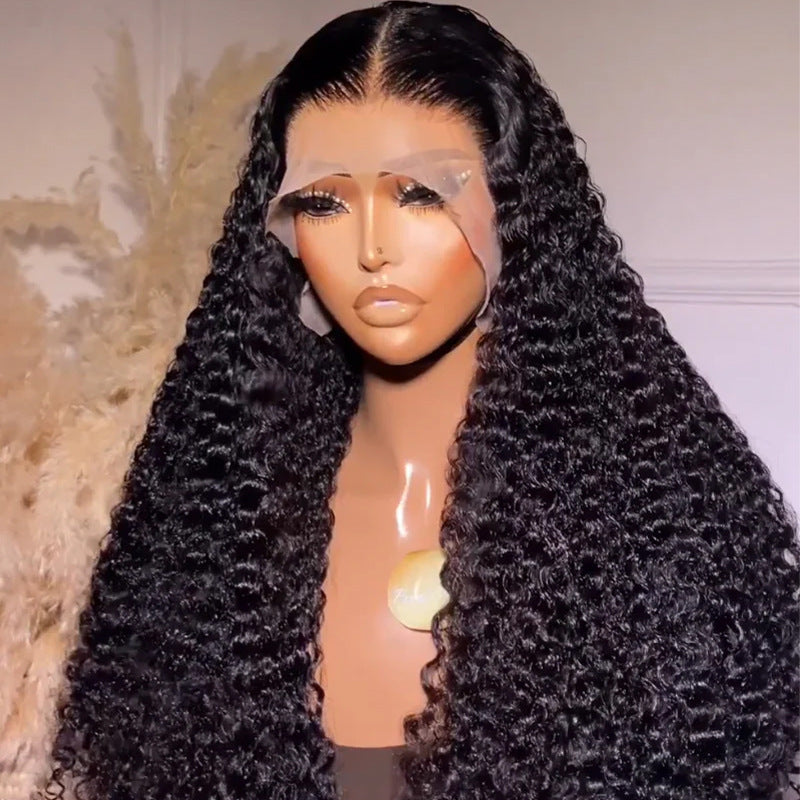 Specifications: 5x5 Closure Wig, Wig Length: 26 Inches - Burmese Curly Glueless Wig Human Hair SDD Taven